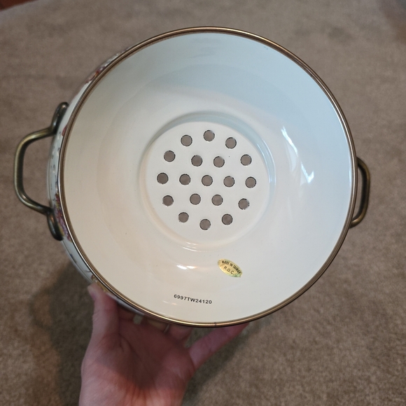 Mackenzie Childs Butterfly Garden Colander - Picture 4 of 6